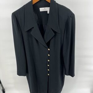 Liz Claiborne‎ Black Blazer Dress 8